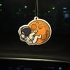 Car Fragrance Piece Cute Astronaut Cartoon Creative Air Freshener Perfume Rearview Mirror Ornament Hanging Rearview Pendant