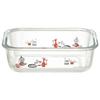 Skater Heat-resistant Glass Storage Container Moomin Kitchen 650ml M with Lid Valve 4-Point Lock GBST7-A