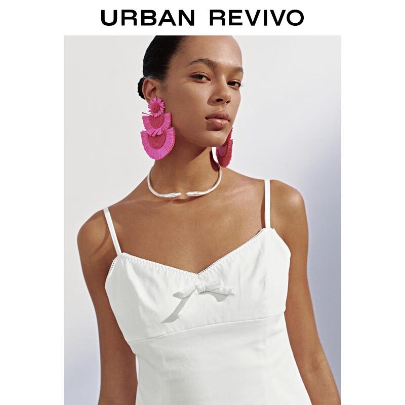 UR 2025 Autumn Bowknot Spaghetti Strap Dress UYL750080