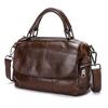 Genuine Leather Women's Bag Large-capacity Top-grain Cowhide Single-shoulder Crossbody Bag Casual Soft Leather Handbag