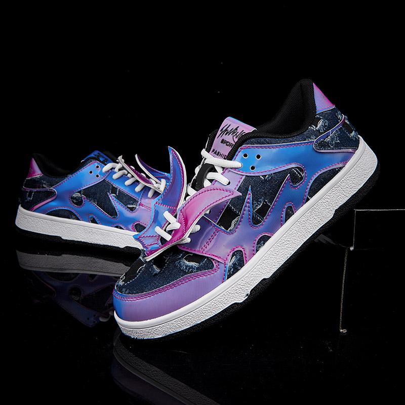 Spring New Couple Style Versatile Fashionable Board Shoe Niche Design Style Featuring Durable Thick Soles Trendy Men's Shoes 36-45