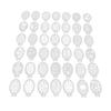 42Pcs Face Paint Stencils Reusable Hollow  Face Body Painting Templates Tracing Stencils for Part