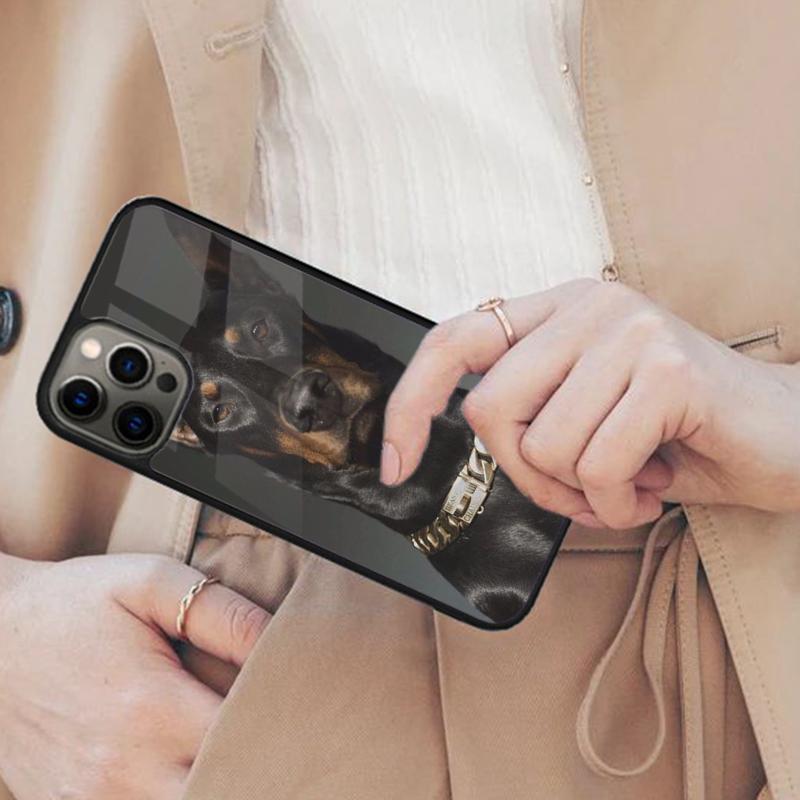 

Doberman Pinscher Dog Magnetic Phone Case For APPLE iPhone 17 Air 16 14 13 12 Pro Max 15 Plus Wireless Charge With MagSafe Cover iPhone 13mini