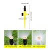 Sistema di Irrigazione Automatica Rotante a 360 gradi Irrigatore per Prato da Giardino Sistema di Irrigazione per Erba Tubo da Giardino