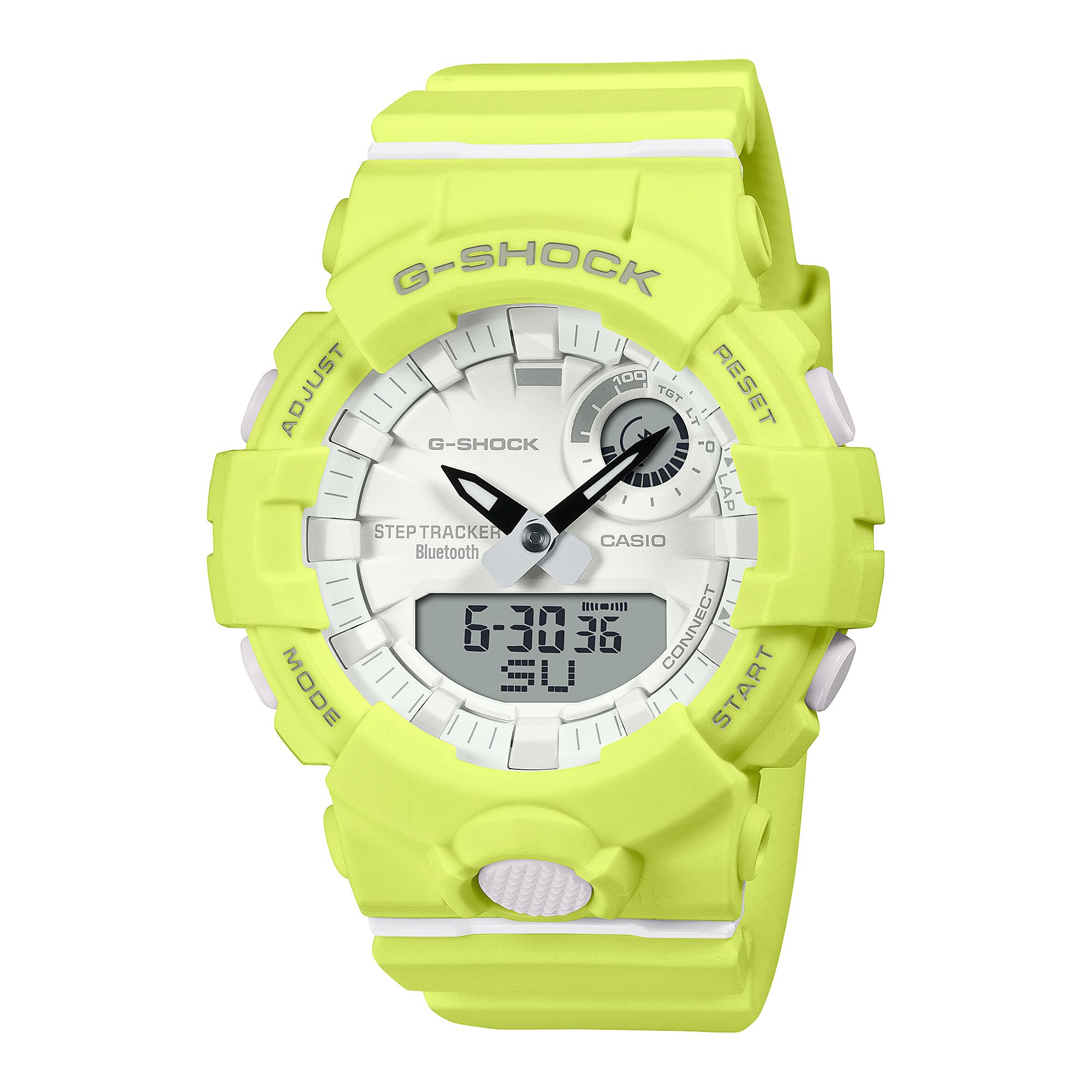 

Casio Men s Resin 200M Water Resistant Digital Shock Resistant Quartz Watch GMA-B800-9A золотой