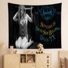 Singer AAddison Rae Printed Large Wall Tapestry Hanging Tarot Hippie Wall Rugs Dorm Art Home Decor