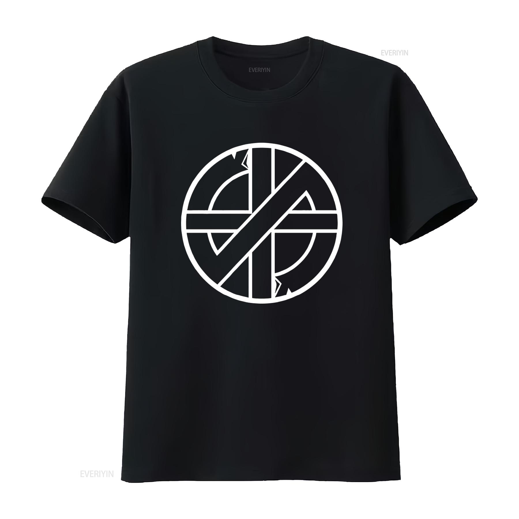 

Crass Logo Punk Crust Dbeat Hardcore T Shirt Discharge Tragedy His Hero Is Gone Design vintage Washed designer clothes 4XL