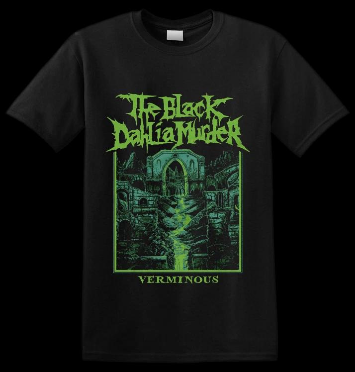 

THE BLACK DAHLIA MURDER Verminous Aus NZ Tour 2024 T-Shirt The Latest Hot-selling Short-sleeved Loose and Breathable T-shirts 4XL