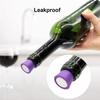 New 6/2/1PC Silicone Wine Bottle Stopper Set Whiskey Leak Proof Beer Champagne Bottle Cap Closer Wine Cork Lid Bar Accessories