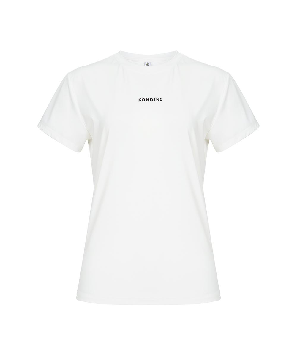 Candini Ivory Cooling Basic Short Sleeve Tee