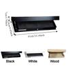 Solid Color Wooden Magic Flap Shelf Wall Mounted Space Saving Concealed Floating Shelf Decorative with Secret Compartment