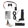 36V 1000W Brushed Motor Controller Throttle Grip Set with Electric Power Lock Electric Bike Conversion Kit