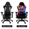 Fashion Print Gaming Seat Cover Backrest Cover Anti Dirty Protector Stretch Sports Computer Chair Cover Office Home Decoration