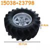 MOC Motorcycle Tyre & Rim Technical Tire Wheel Car Truck Wheels Hub Bricks Building Blocks 56145 44309 86652 32019 15038 23798