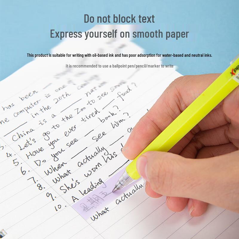 Deli 5-Color Fluorescent Film Index Tabs