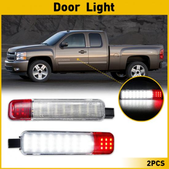 For Cadillac Escalade 99 00 01 02 03 04 05 06 Door Reflector Light White Red EOA