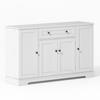 Kitchen Cabinet Multifunctional Buffet 138cm Sideboard with Drawer Shelf Doors And Adjustable Shelves Buffet Modern Design Anti-Tip Protection