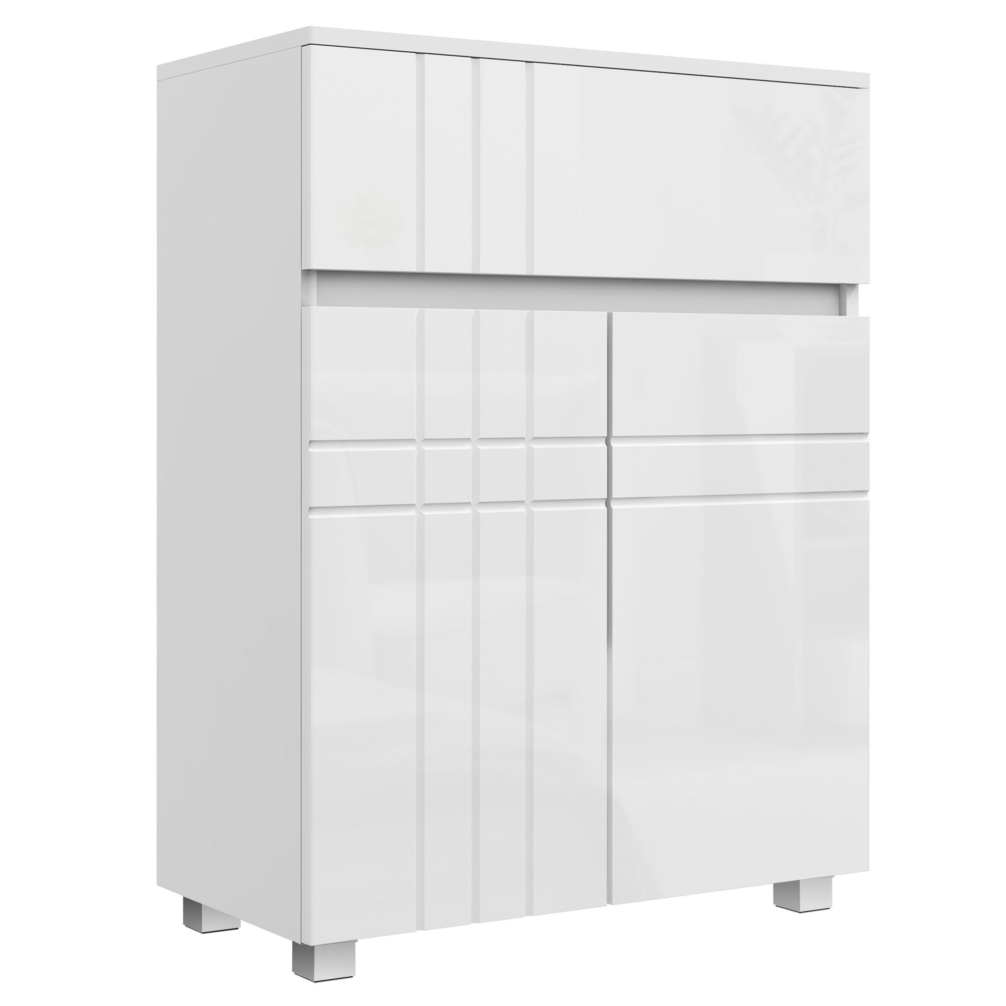 Free-Standing Bathroom Storage Cabinet Cupboard 2