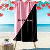 BlackPink Print Beach Towel, Large Soft Quick Dry Towel for Beach Camping Swimming
