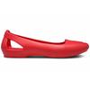 Crocs WMNS Crocs Flat Red Sandals 202811-8C1