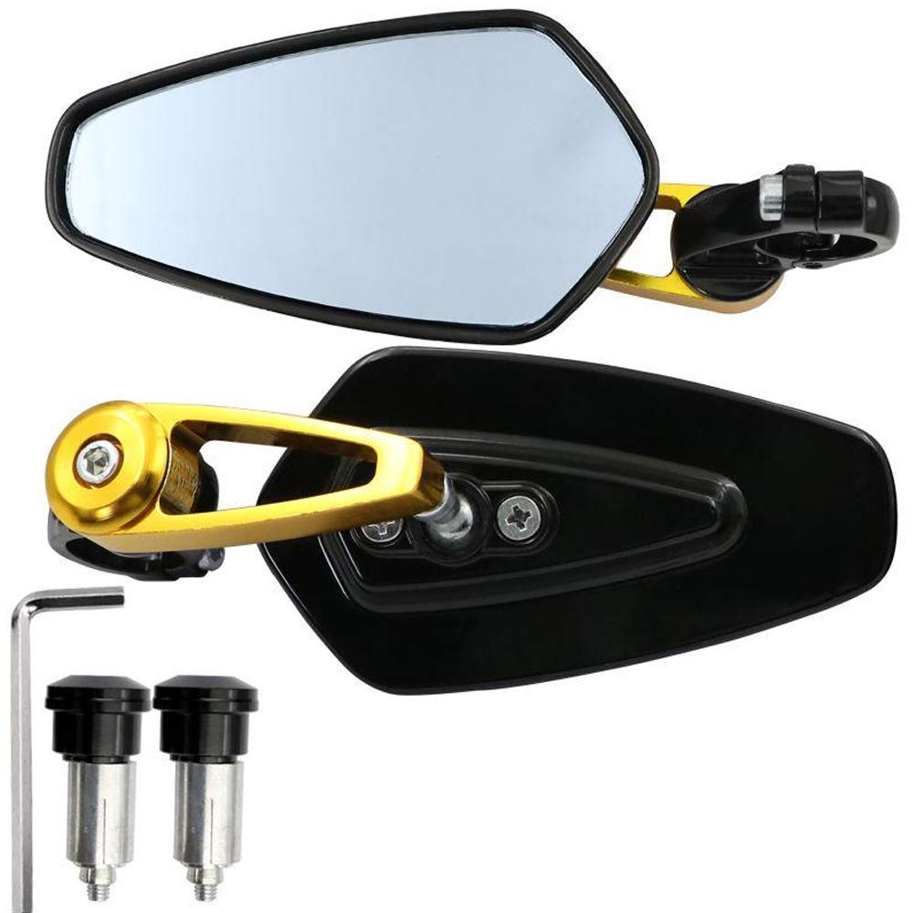 Specchietto Moto Karun, Specchietto da Manubrio, Specchietto da Manubrio, Specchietto per Bici, Set di 2