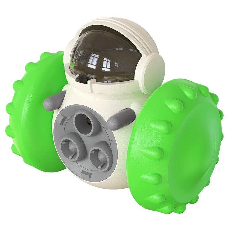 New Dog Toy: Balance Car Tumbler & Slow Feeder