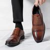Fashion Classic Italian Men's Leather Shoes Fashionable Minimalist Design Wedding Trend Party Outdoor Casual Business Men's Shoes Size48