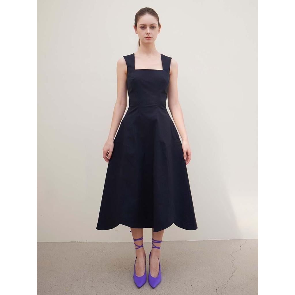 Spring Summer New Women's Sleeveless Waisted Backless Slim Fit Elegant Dress
