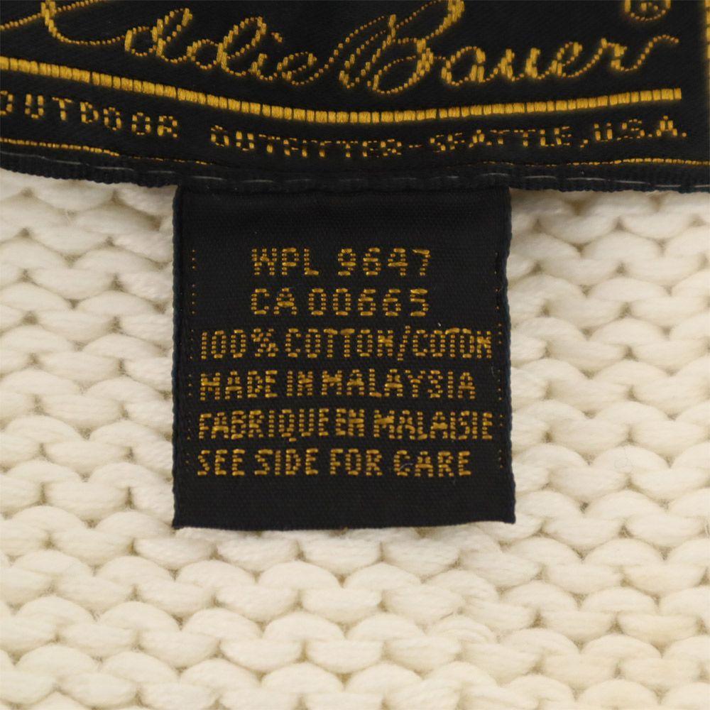 Eddie Bauer 90s Black tag late model Overall handle Knit vest Old vintage Men's Used