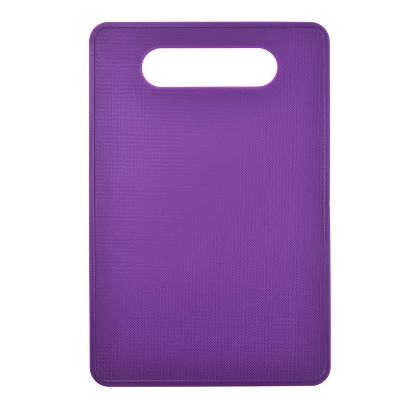 Square PP Plastic Double-Sided Cutting Board - Multi-Purpose for Food and Salad Prep, Household Use.