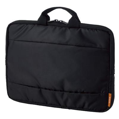 ELECOM PC Case, 11.6-inch, with Handle and Front Pocket, Black (BM-IBH11RBK)