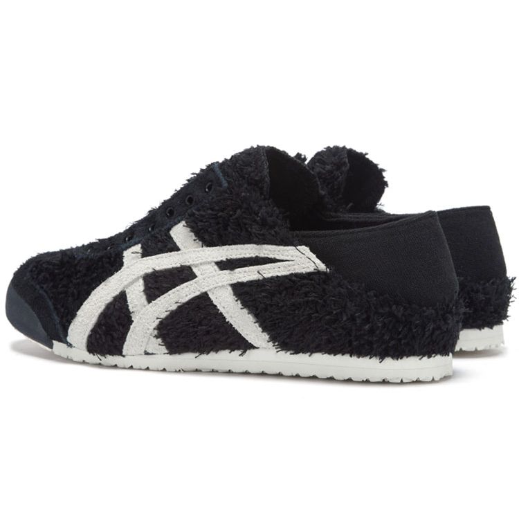 ONITSUKA TIGER Mexico 66 Fabric Comfortable Versatile Shock Absorbing Non-Slip Wear-Resistant Low-Top Casual Shoes Unisex Sneaker Black 1183A761-002