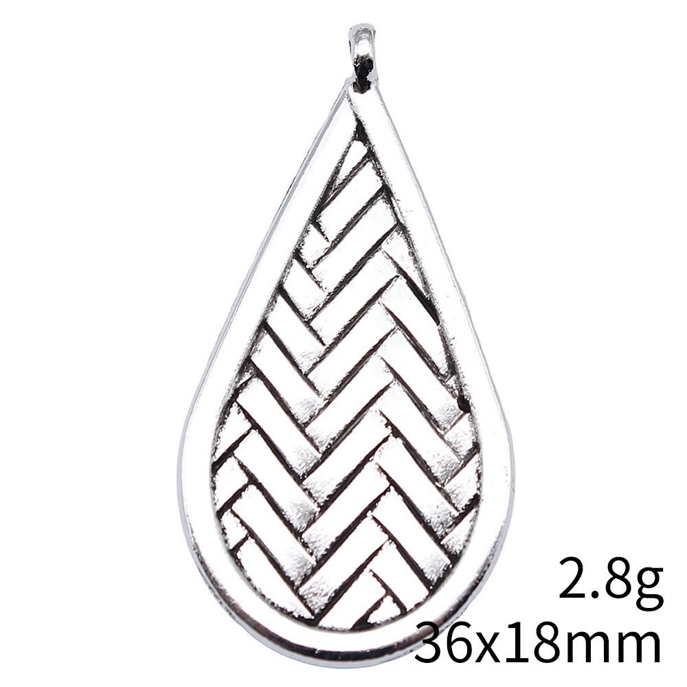 Mother's Day Charms For Bags Wave Water Drop Swirl Charms Pendant Audience Bag Pendant