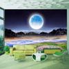 3D Natuur Nachtlandschap Maan Behang voor Slaapkamer Woonkamer TV Sofa Achtergrond Muur Grote Muurschilderingen Huisdecoratie