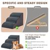 Pet Stairs, Steps, Small Dogs Getting Up and Down, Bed Ladder, Bedside Ladder, Removable and Washable Sponge Slope Ladder