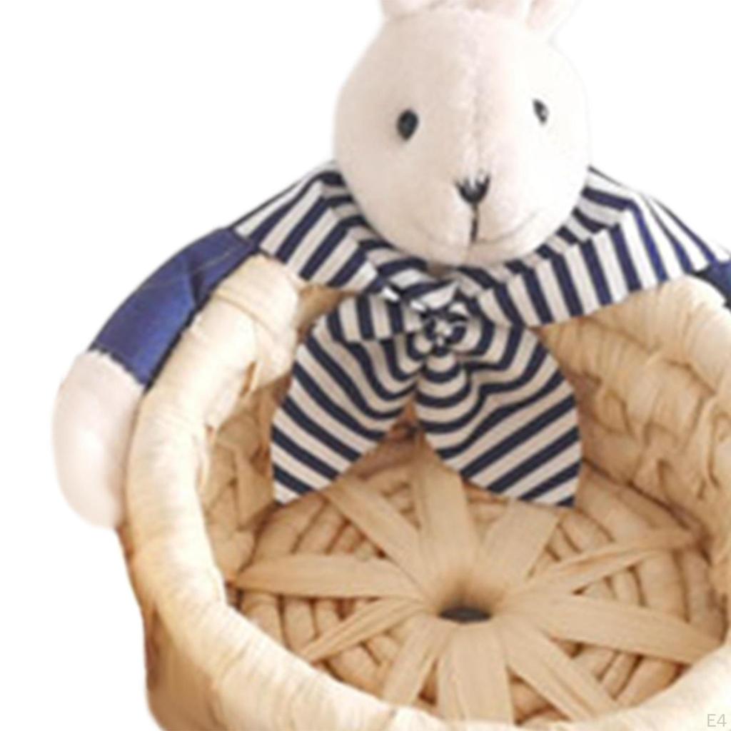 Bedårande påskharen förvaringsorganisatör för heminredning