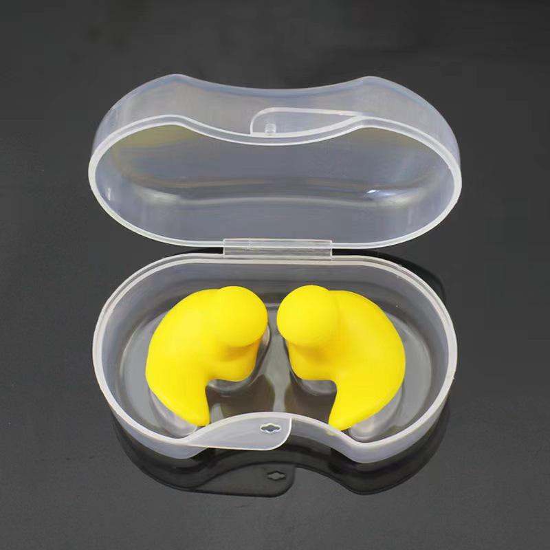 Silikon Schwimm-Ohrstöpsel & Nasenklammern Set - Unisex Lärmreduzierende Schallisolierte Ohrstöpsel für das Training