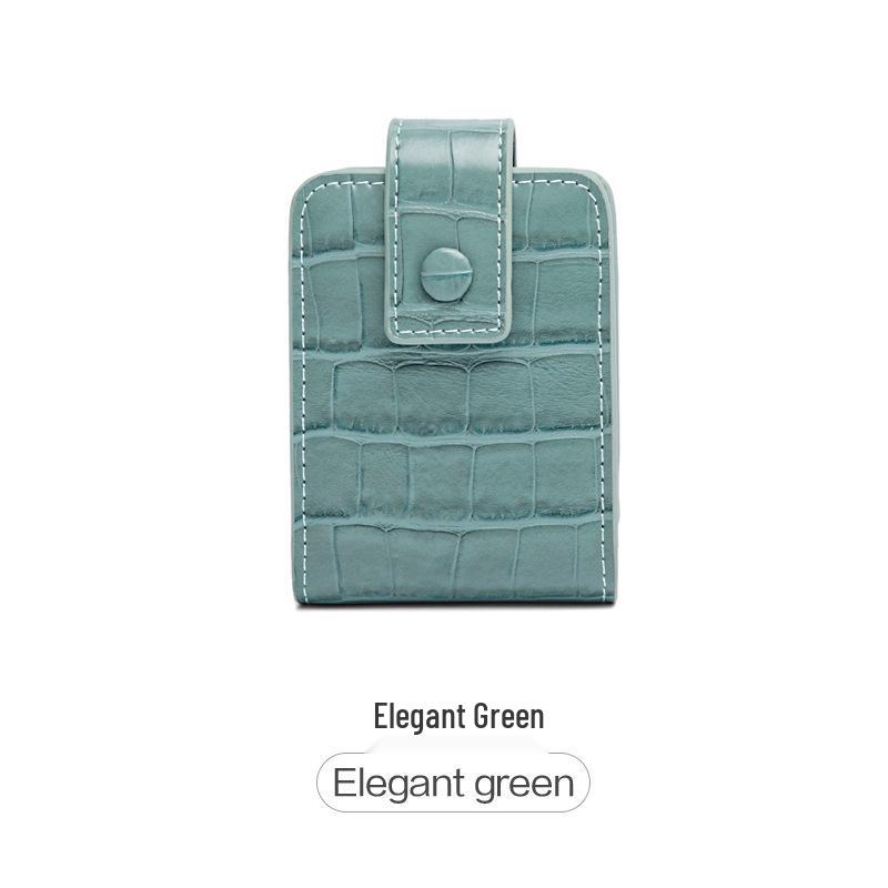 Women's Portable Travel Makeup Bag with Mirror – Mini Fashion Lipstick Storage Pouch