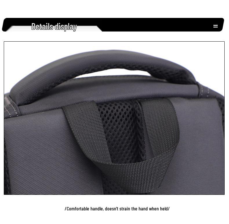 Men's Trendy Cross-Border Laptop Backpack - Large Capacity Travel, Casual, and Business School Bag