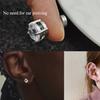 ZAKOL Crystal CZ Strong Magnetic Ear Stud Clip Earrings for Men Women Punk Round Zircon Magnet Earrings Non Piercing Jewelry