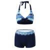 Swimsuit Split Two-piece Swimsuit Boxers Straps Bikini Conservative Swimsuit Swimsuit Cross