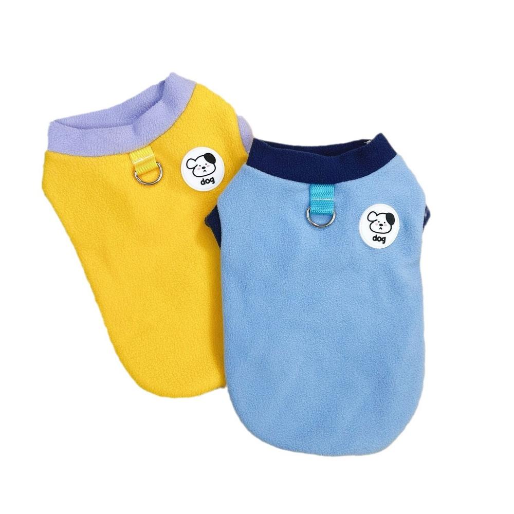 Winter Pet Vest Colar Fleece Pet Clothing for Small Medium Dogs Cats Outdoor Wear Puppy Warm Outfit