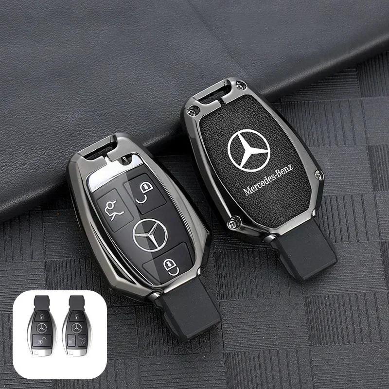 

Car Key Case Cover For Mercedes Benz A C E S G Class GLC CLE CLA GLB GLS GLK W177 W204 W205W212 W213 W463 W176 W222 X167 AMG