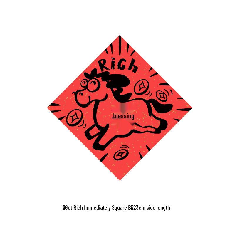 2026 Year of the Horse: Funny English Couplets, New Year Decorations & Photo Props for Chinese New Year Atmosphere & Scene Setting