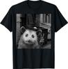 Opossum Selfie mit Mülleimer Lustiges T-Shirt