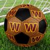 Washington Commanders Soccer Ball Size 5 Colorful Machine Stitched PVC Competition Ready Durable High-Bounce