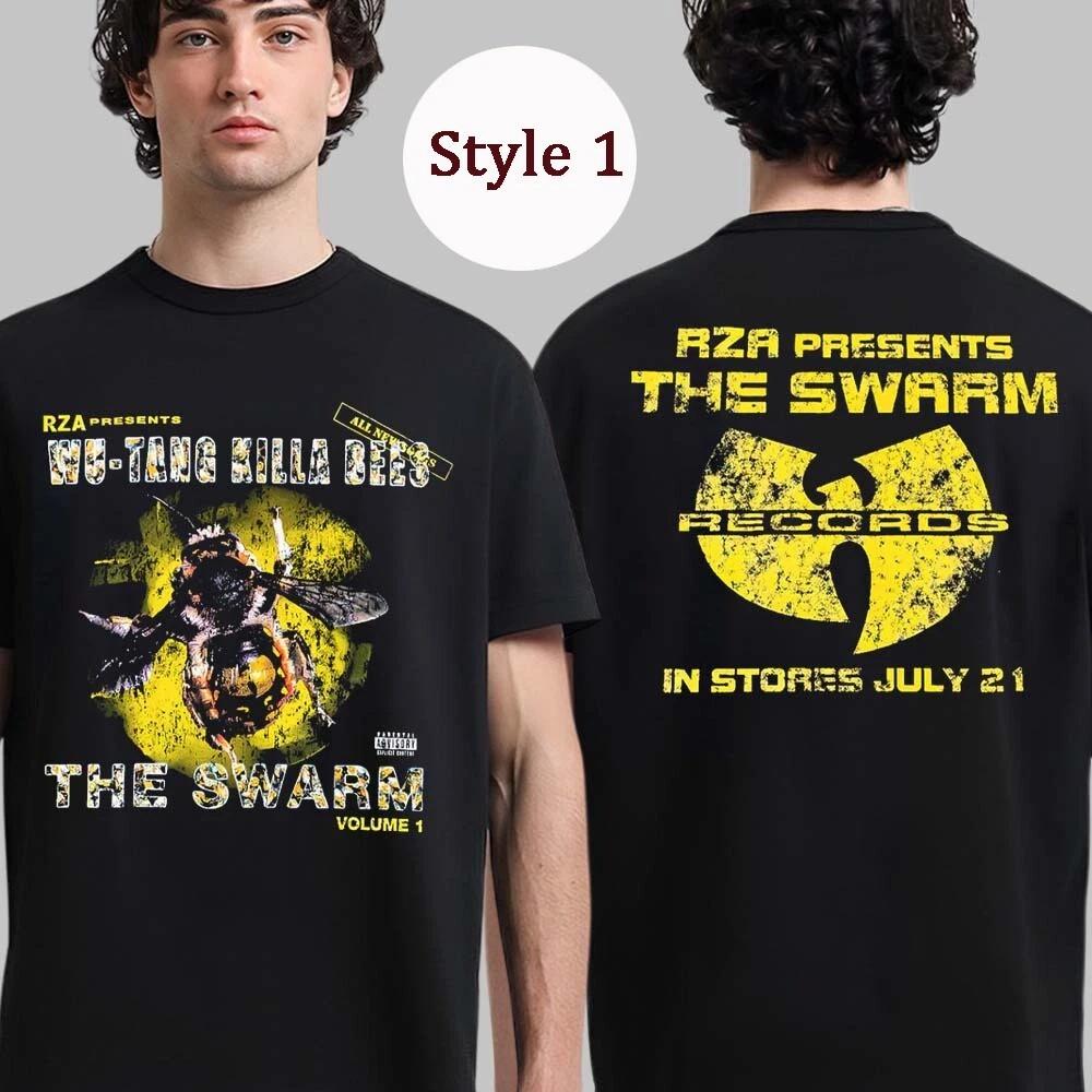 ZheXiong TEE De Final Chamber Wu Tang Forever Tour 2025 Dubbelzijdig bedrukt T-shirt, S-4XL - Los, comfortabel en casual T-shirt M