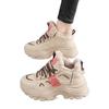 Small Size Platform Dad Shoes, Winter New Velvet Two Cotton Shoes, High-top Sneakers