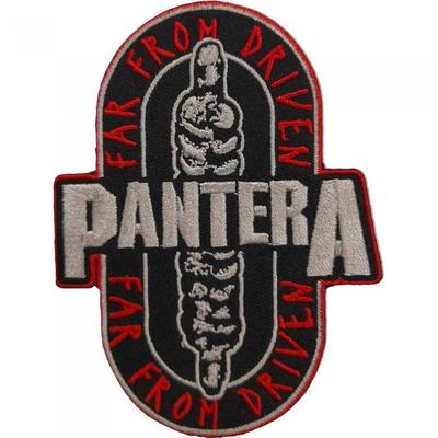 Pantera Far From Iron On Patch