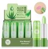 Aloe Temperature Lip Balm High-gloss Mirror Water Gloss Lacquered Glass Lip Dense Moisturizing Pearlescent Lip Gloss